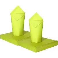 Givi Italia Feestelijke servetten - 50x - limegroen - 2 laags - 33x33cm