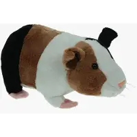 Cornelissen Pluche knuffel dier - Cavia - bruin/wit - van 20 cm - Speelgoed huisdieren - knuffels - Cadeau - jongens/meisjes