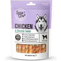 JERKY TIME - Chicken & Rawhide Twisted - Hondensnacks - Voordeelbundel 5 stuks