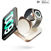ZENS 2-in-1 Draadloze MagSafe Oplader Pro 2 7.5W Wit