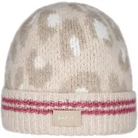 Barts muts met panterprint beige Meisjes Polyester Dierenprint