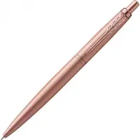 Parker Jotter XL-balpen | Monochroom mat roségoud | Medium punt | Blauwe inkt | Met geschenkdoos
