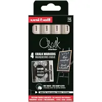 Mitsubishi Chalk Marker PWE-5M 4-set White