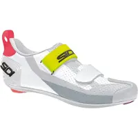 Sidi T-5 Air-schoenen wit/grijs/geel, Maat 40 - EUR