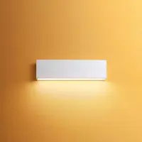 LINEA LIGHT LED-wandlamp Box W2, dimbaar, wit / opaal, Woon-/ Eetkamer, metaal, LED wandlamp