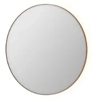 Ink Spiegel sp17 rond colour changing led rondom 120x4x120 cm dimbaar in aluminium kader geborsteld koper