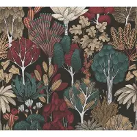 Architects Paper Floral Impression - Zwart - Grafisch - 377576