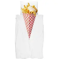 Snurk Dekbedovertrek Fries Percal 24-140 x 200 / 220 cm | 1-Persoons