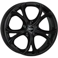 Mak Litá velg LARIO, 9x20 inch, 5x110 steek, ET 44, glanzend zwart