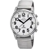Master Time Radiografisch horloge Sprekende radiohorloge Horloge, quartz, herenhorloge, flexband, trekband