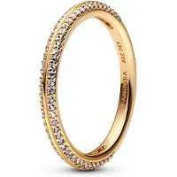Pandora Ring, Ik Pavé Ring, (50 (EU: 10 / WIJ: 5,5), Metaal, Gouden)