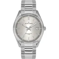 Jacques Lemans Kwartshorloge Derby Horloge, herenhorloge, dameshorloge, roestvrijstalen band, tot 10 bar waterdicht.