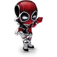 Pandora Charms - Marvel Deadpool sterling silver charm with enamel in red