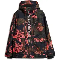 Superdry Outdoorjas 'Ultimate Rescue' groen / zalm roze / zwart