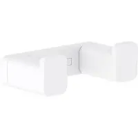 Hansgrohe AddStoris dubbele handdoekhaak wit mat