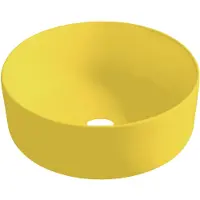 Best design Waskom luzz 40 cm mat geel