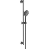 Boss & Wessing Glijstangset bws moran met handdouche 3 standen 150 cm gunmetal