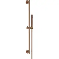 Boss & Wessing Glijstangset bws moran met staafhanddouche 1 stand 150 cm geborsteld brons koper