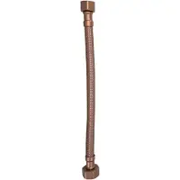 Wiesbaden Flexibele aansluitslang riko 1/2x3/8 25 cm geborsteld brons koper