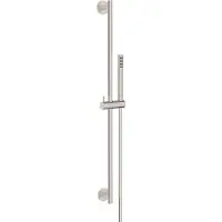 Boss & Wessing Glijstangset bws moran met staafhanddouche 1 stand 150 cm geborsteld staal