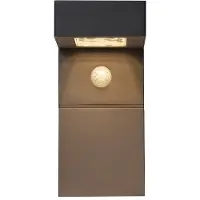 Star Trading LED zonne-wandlamp "Vici", buitenwandlamp in warmwit, inclusief zonnepaneel en accu