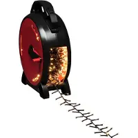 Konstsmide 3850-100 Lichtketting Buiten Energielabel: E (A - G) werkt op het lichtnet Aantal lampen 1200 LED Warmwit Verlichte lengte: 26.38 m Haspel