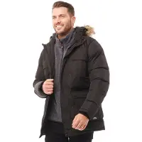 Trespass Waterdichte Parka met Isolatie Heren Baldwin Zwart