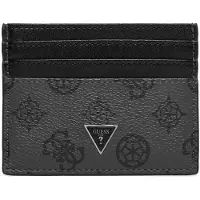 GUESS Kaarthouder Torino Card Case Coal / Black Donkergrijs