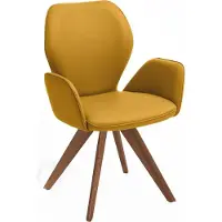NIEHOFF SITZMÖBEL Colorado Trend-Line design fauteuil wild walnoot frame - leer