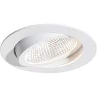 QAZQA Inbouwspot wit 9,5 cm incl. LED 1015 lm dimbaar IP23 - Gaius