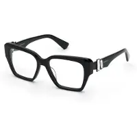 Nina Ricci VNR414S 52/16/140 Zwarte Glanzende Acetaat Bril Vrouw VNR414S