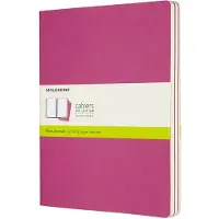 Moleskine Cahier Journals - Extra Large - Blanco - Roze - set van 3