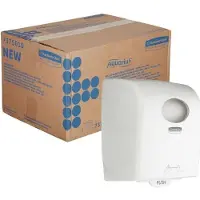 Aquarius handdoekdispenser 7375 kunststof wit wandmontage