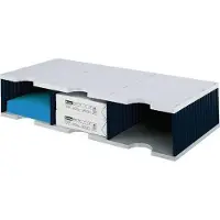 Styro 268-0321,98 Sorteerstation Grijs, zwart C4 Polystyreen 72,3 x 33,1 x 15,3 cm