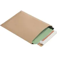 RAJA Verzendtas C4 Trekbandsluiting Bruin 230 x 330 mm 100 Stuks