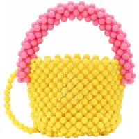 Koosh Handtas geel / pink