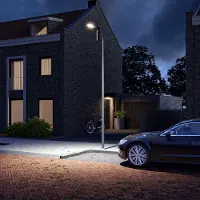 HOFTRONIC™ Lumin LED Straatlamp - Straatlantaarn - Type II - 6500K daglicht wit licht - 150 Watt 20250 lumen (135lm/W) - IP65-waterdicht - Flikkervrij