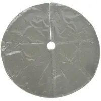 Décoris Kerstboomkleed | | Ø 120 cm (Zilver)