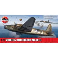 Wittmax Modelbouwpakket Militaire voertuigen - 08019A Vickers Wellington Mk.IA/C Plane Plastic - 1:72 - Modelbouw