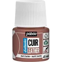 Pebeo Leerverf - 45 ml - wit