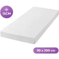 Densi Matras - 90x200cm - 15cm dik - 7 zones - Koudschuim - Afritsbare hoes - Premium hotelkwaliteit