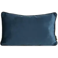 Melia Decoratieve Kussenhoes 30x50 cm - Marineblauw Fluweel