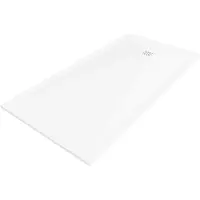 Mexen Stone+ rechthoekige composiet douchebak 180 x 100 , wit, witte afdekking - 44101018-W