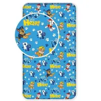 Paw Patrol Hoeslaken HELP! 90x200cm - Katoen