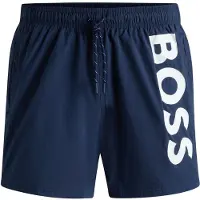 BOSS Heren Octopus zwempak marine (XS), Strandkleding, Polyamide, Marineblauw 50514502