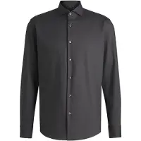 BOSS Regular-fit overhemd van gemakkelijk te strijken twill van stretchkatoen
