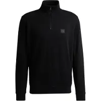 BOSS Sweatshirt 'Zetrust' grijs / zwart