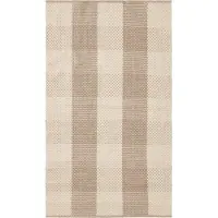 Lexington Checked Vloerkleed 70x130 Cm /Naturel - Vloerkleden met motieven Jute Beige - 10008091-2614-RG10