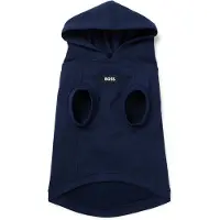 BOSS Strandhoodie voor honden van katoen met palmboomprint Maat XS