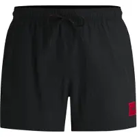 HUGO Zwemshorts 'DOMINICA' rood / zwart